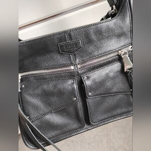 Aimee Kestenberg Black Leather Men's Bag